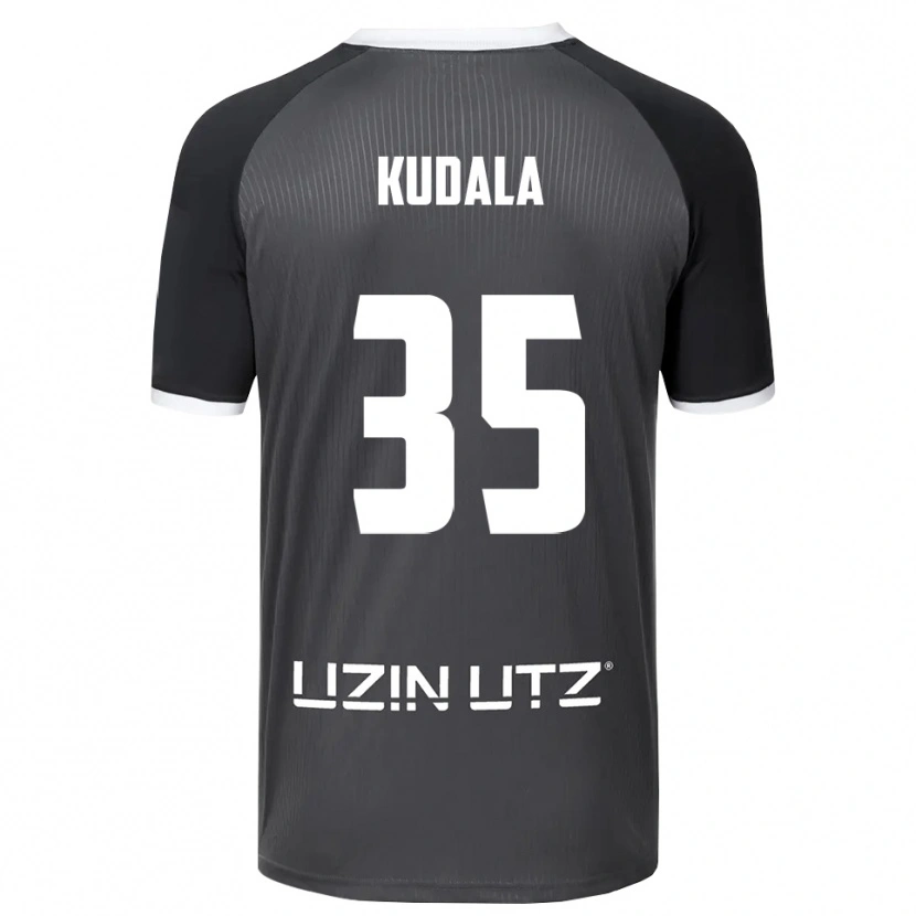 Danxen Herren Julian Kudala #35 Grau Weiß Auswärtstrikot Trikot 2025/26 T-Shirt Schweiz