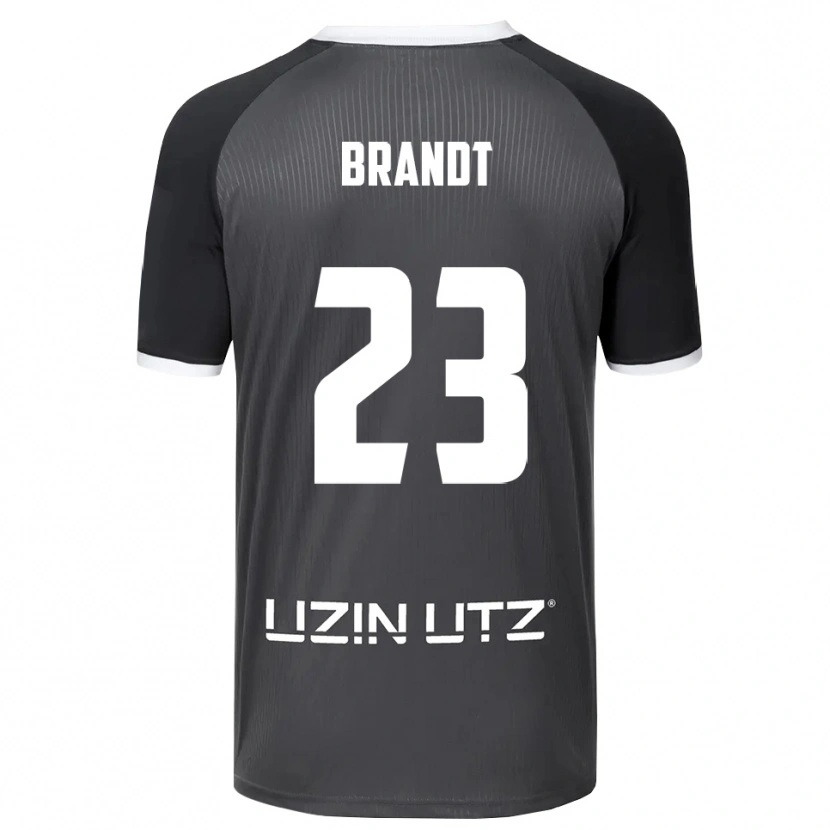 Danxen Herren Max Brandt #23 Grau Weiß Auswärtstrikot Trikot 2025/26 T-Shirt Schweiz