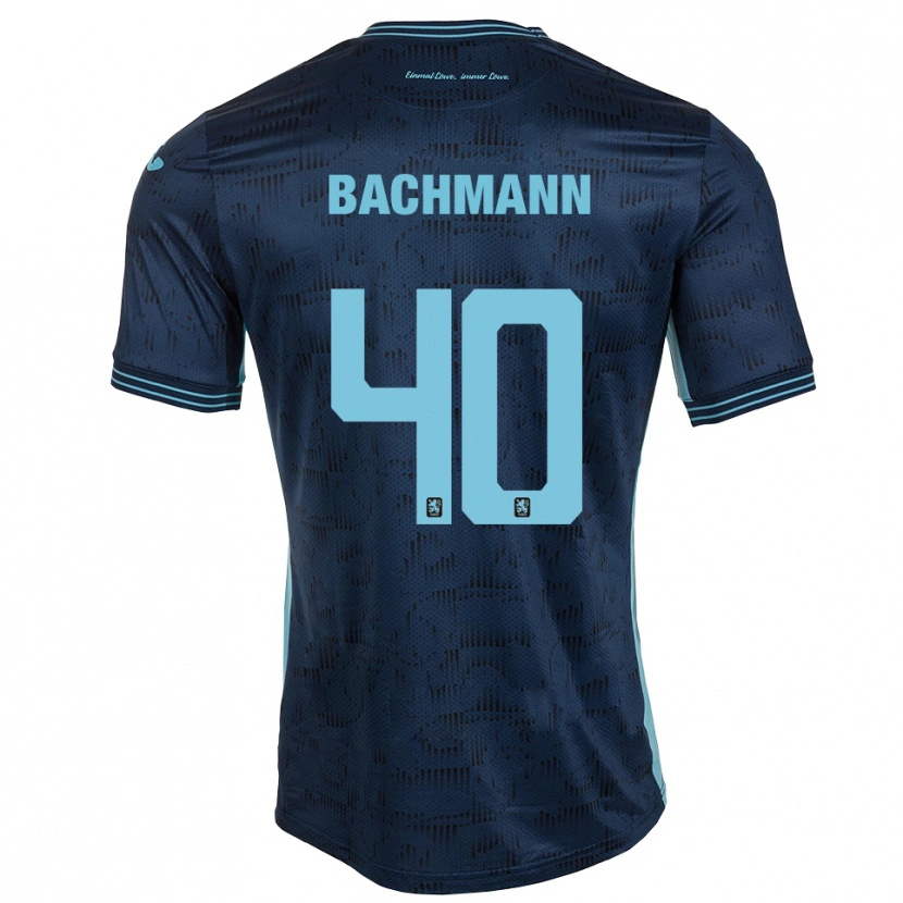 Danxen Herren Paul Bachmann #40 Königsblau Auswärtstrikot Trikot 2025/26 T-Shirt Schweiz