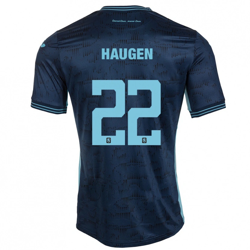 Danxen Herren Sigurd Haugen #22 Königsblau Auswärtstrikot Trikot 2025/26 T-Shirt Schweiz