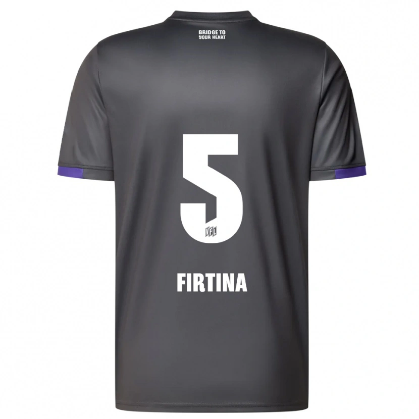 Danxen Herren Taha Firtina #5 Grau Lila Auswärtstrikot Trikot 2025/26 T-Shirt Schweiz