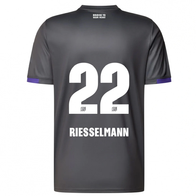 Danxen Herren Bernd Riesselmann #22 Grau Lila Auswärtstrikot Trikot 2025/26 T-Shirt Schweiz