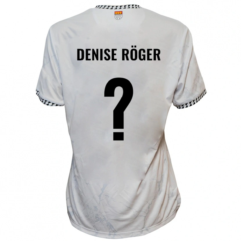 Danxen Herren Kim Denise Röger #0 Weiß Schwarz Auswärtstrikot Trikot 2025/26 T-Shirt Schweiz