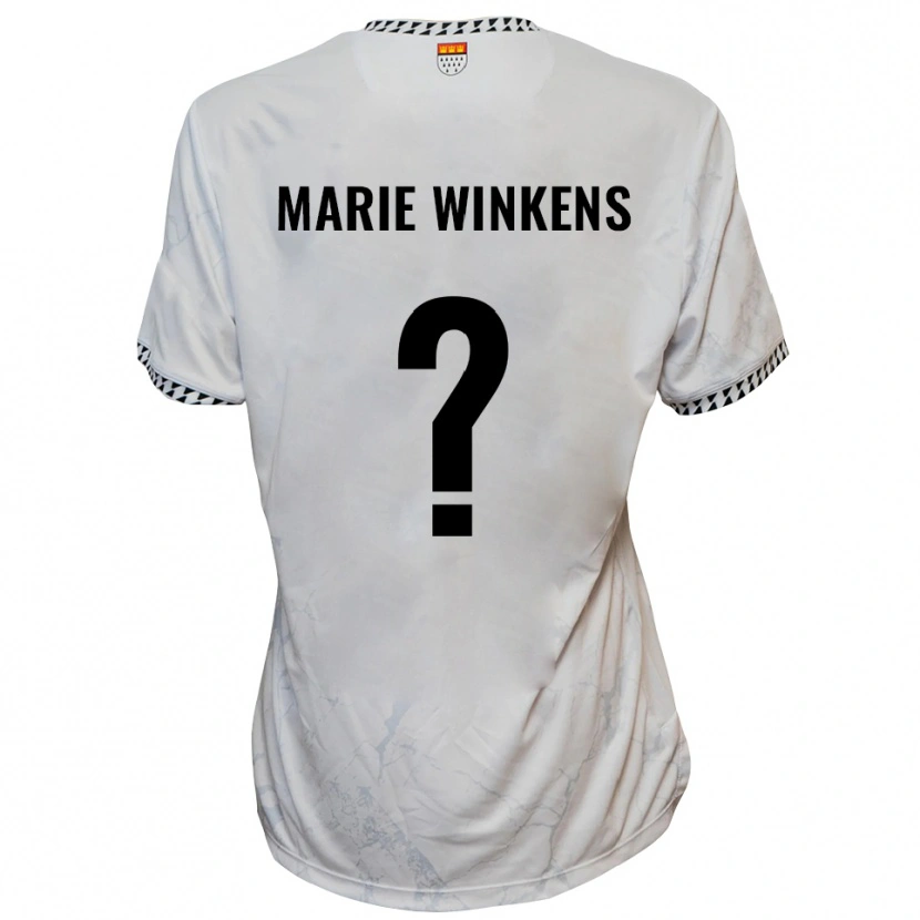 Danxen Herren Joelina Marie Winkens #0 Weiß Schwarz Auswärtstrikot Trikot 2025/26 T-Shirt Schweiz