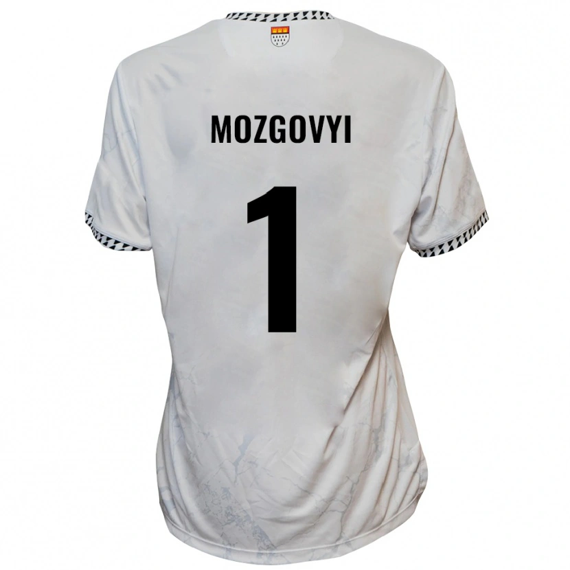 Danxen Herren Arseniy Mozgovyi #1 Weiß Schwarz Auswärtstrikot Trikot 2025/26 T-Shirt Schweiz