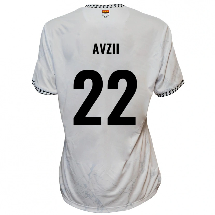 Danxen Herren Benjamin Avzii #22 Weiß Schwarz Auswärtstrikot Trikot 2025/26 T-Shirt Schweiz