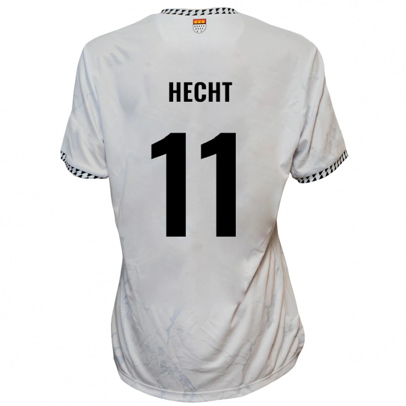 Danxen Herren Leon Hecht #11 Weiß Schwarz Auswärtstrikot Trikot 2025/26 T-Shirt Schweiz