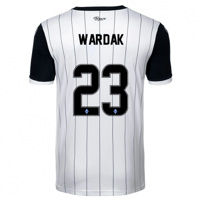 Danxen Herren Yusuf Wardak #23 Weiß Schwarz Auswärtstrikot Trikot 2025/26 T-Shirt Schweiz