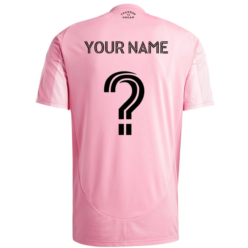 Danxen Kinder Ihren Namen #0 Schwarz Rosa Heimtrikot Trikot 2025/26 T-Shirt Schweiz