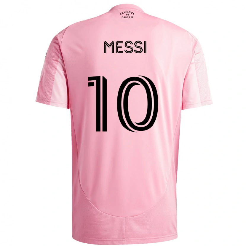 Danxen Kinder Lionel Messi #10 Schwarz Rosa Heimtrikot Trikot 2025/26 T-Shirt Schweiz