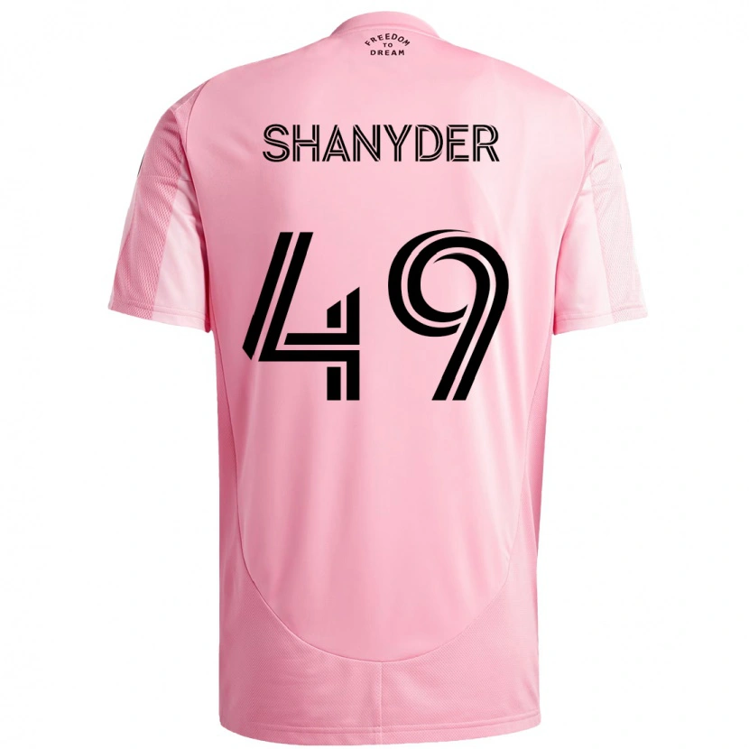 Danxen Kinder Shanyder Borgelin #49 Rosa Schwarz Heimtrikot Trikot 2025/26 T-Shirt Schweiz