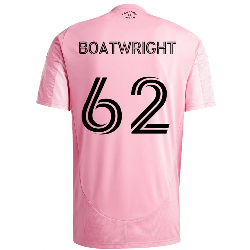 Danxen Kinder Israel Boatwright #62 Rosa Schwarz Heimtrikot Trikot 2025/26 T-Shirt Schweiz