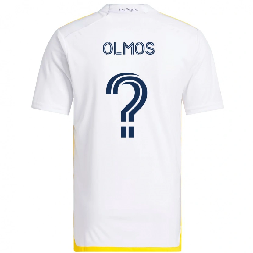 Danxen Kinder Justin Olmos #0 Weiß Gelb Heimtrikot Trikot 2025/26 T-Shirt Schweiz