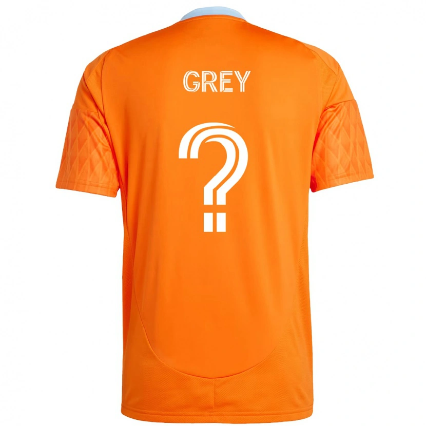 Danxen Kinder Omar Grey #0 Lila Orange Heimtrikot Trikot 2025/26 T-Shirt Schweiz