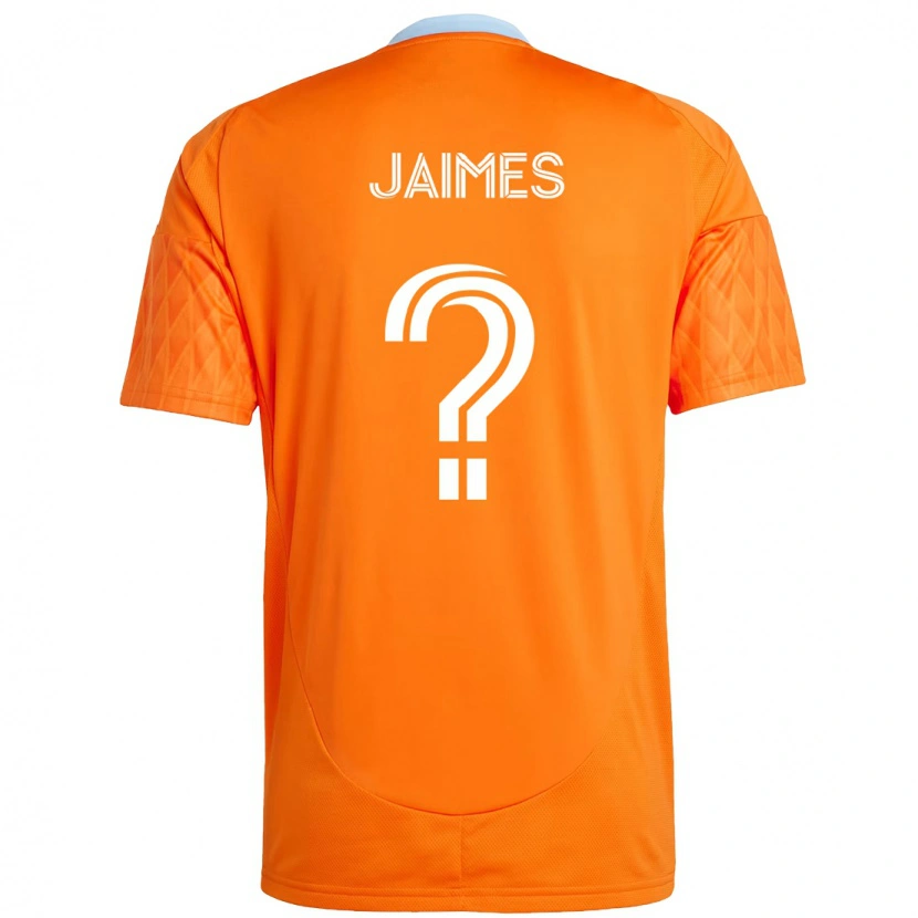 Danxen Kinder Angel Jaimes #0 Lila Orange Heimtrikot Trikot 2025/26 T-Shirt Schweiz