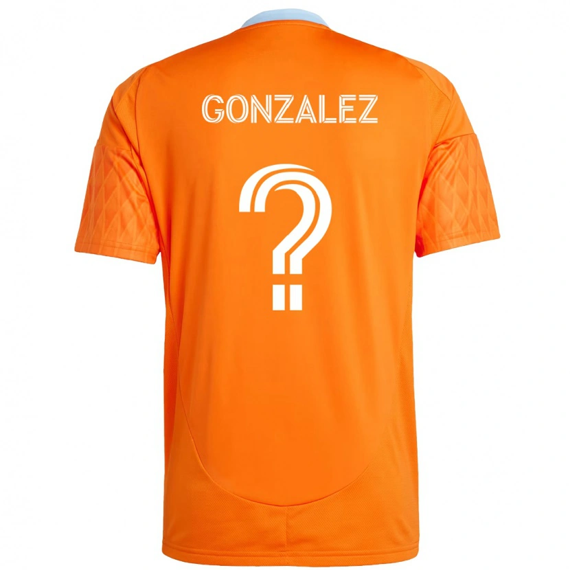 Danxen Kinder Axel Gonzalez #0 Lila Orange Heimtrikot Trikot 2025/26 T-Shirt Schweiz