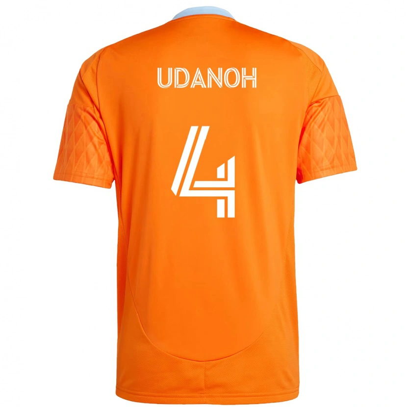 Danxen Kinder Iffy Udanoh #4 Lila Orange Heimtrikot Trikot 2025/26 T-Shirt Schweiz