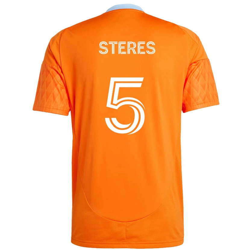 Danxen Kinder Daniel Steres #5 Orange Weiß Heimtrikot Trikot 2025/26 T-Shirt Schweiz