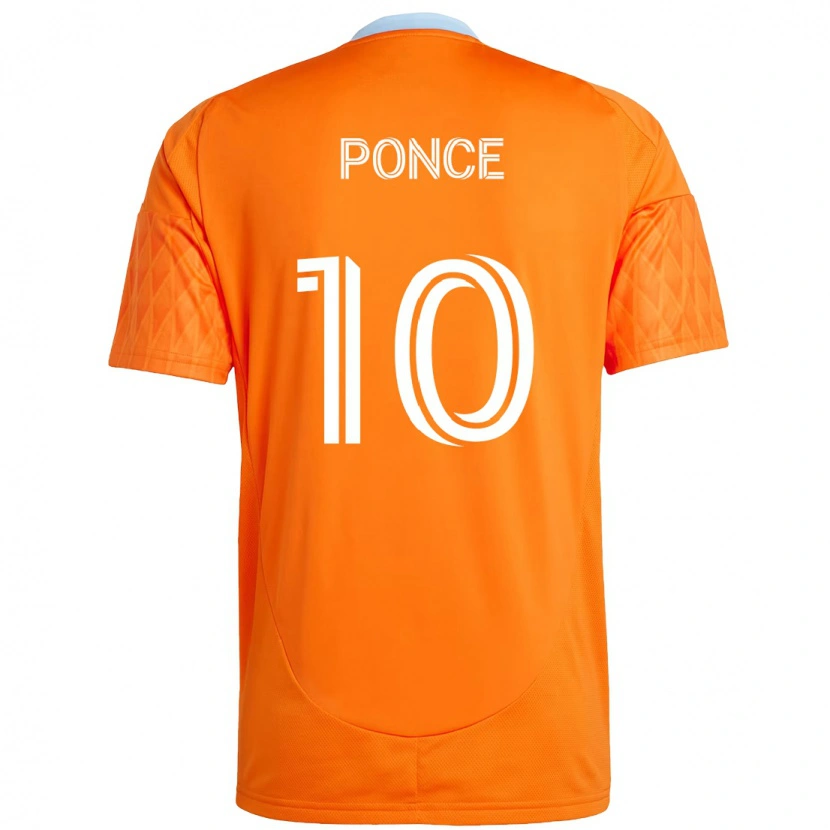Danxen Kinder Ezequiel Ponce #10 Lila Orange Heimtrikot Trikot 2025/26 T-Shirt Schweiz