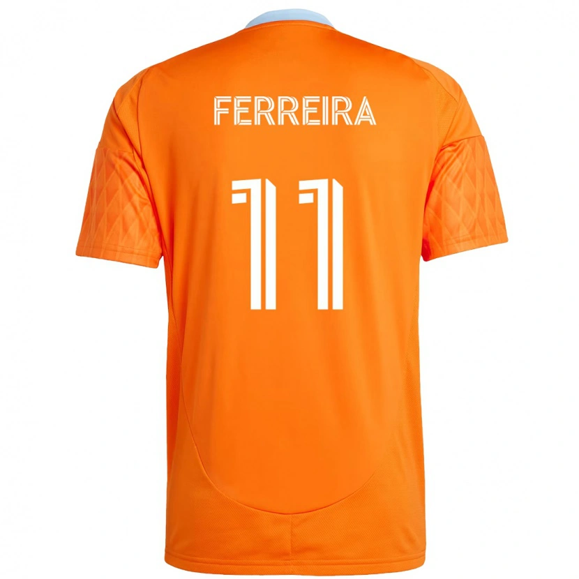 Danxen Kinder Sebastián Ferreira #11 Lila Orange Heimtrikot Trikot 2025/26 T-Shirt Schweiz