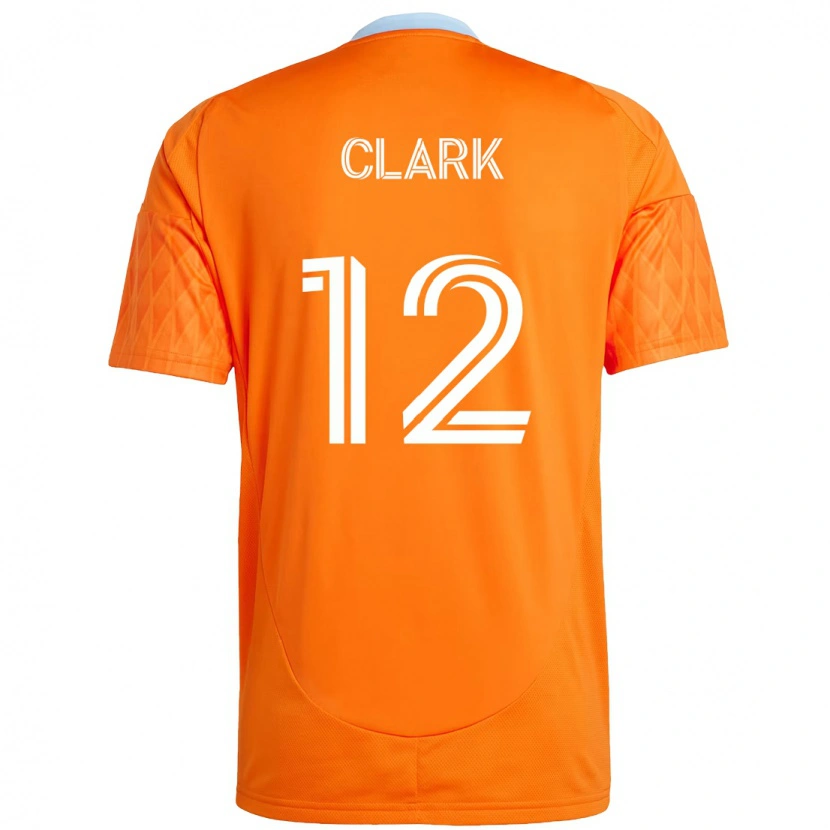 Danxen Kinder Steve Clark #12 Lila Orange Heimtrikot Trikot 2025/26 T-Shirt Schweiz