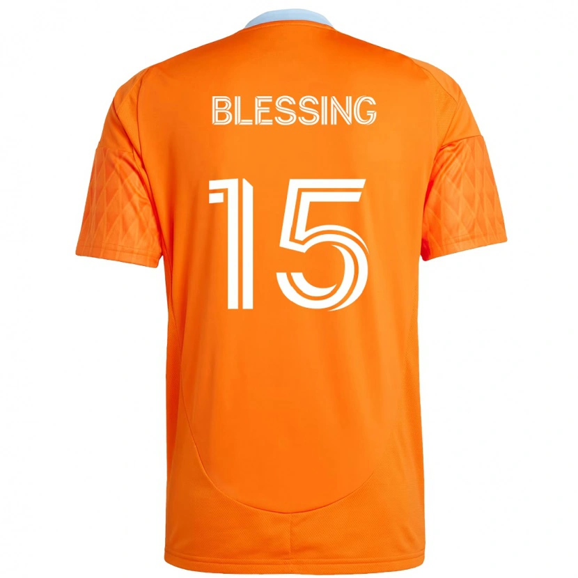Danxen Kinder Latif Blessing #15 Lila Orange Heimtrikot Trikot 2025/26 T-Shirt Schweiz