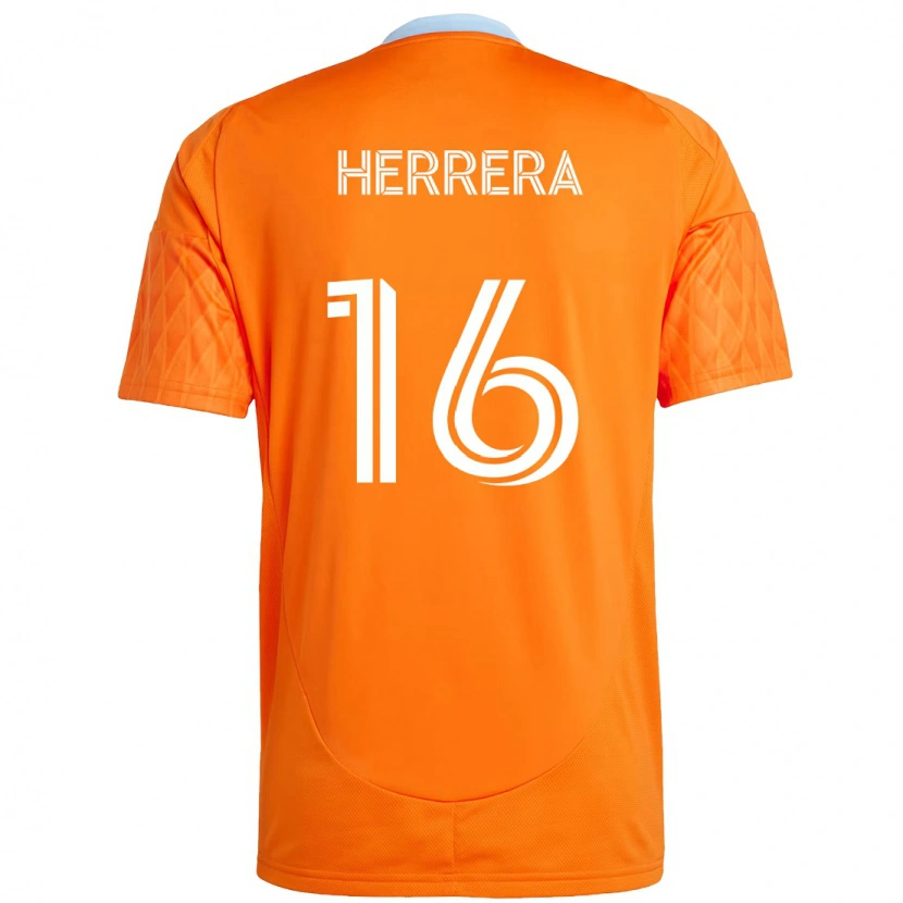 Danxen Kinder Hector Herrera #16 Lila Orange Heimtrikot Trikot 2025/26 T-Shirt Schweiz
