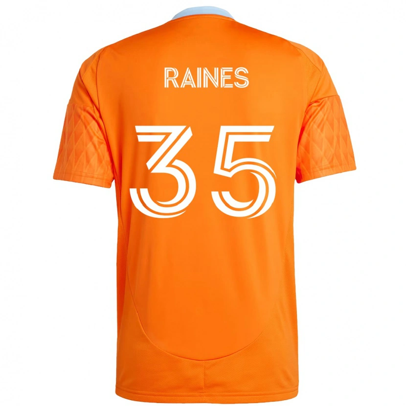 Danxen Kinder Brooklyn Raines #35 Lila Orange Heimtrikot Trikot 2025/26 T-Shirt Schweiz