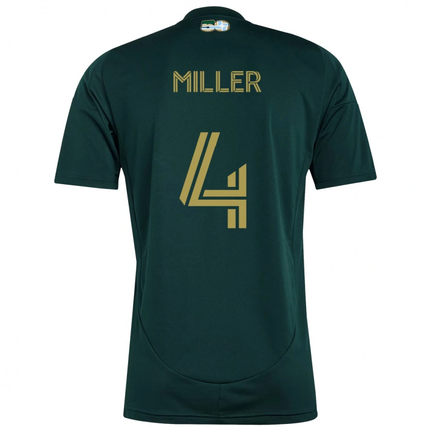Danxen Kinder Kamal Miller #4 Beige Grün Heimtrikot Trikot 2025/26 T-Shirt Schweiz
