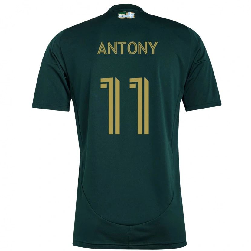 Danxen Kinder Antony #11 Beige Grün Heimtrikot Trikot 2025/26 T-Shirt Schweiz