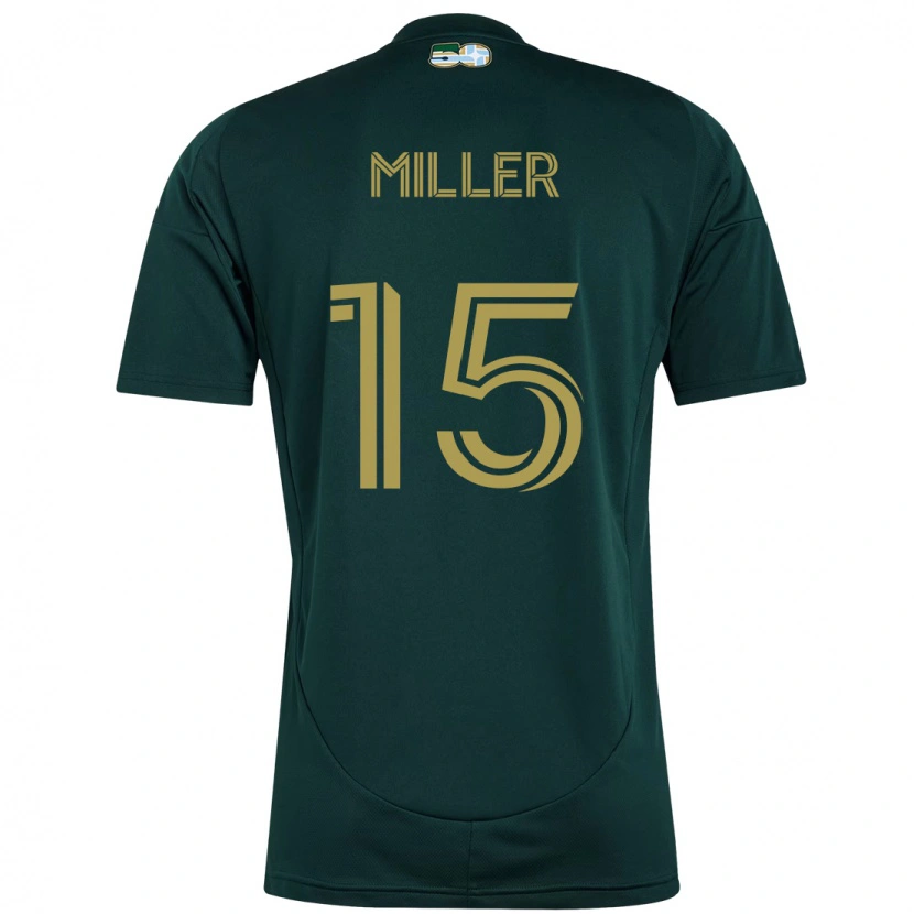 Danxen Kinder Eric Miller #15 Beige Grün Heimtrikot Trikot 2025/26 T-Shirt Schweiz