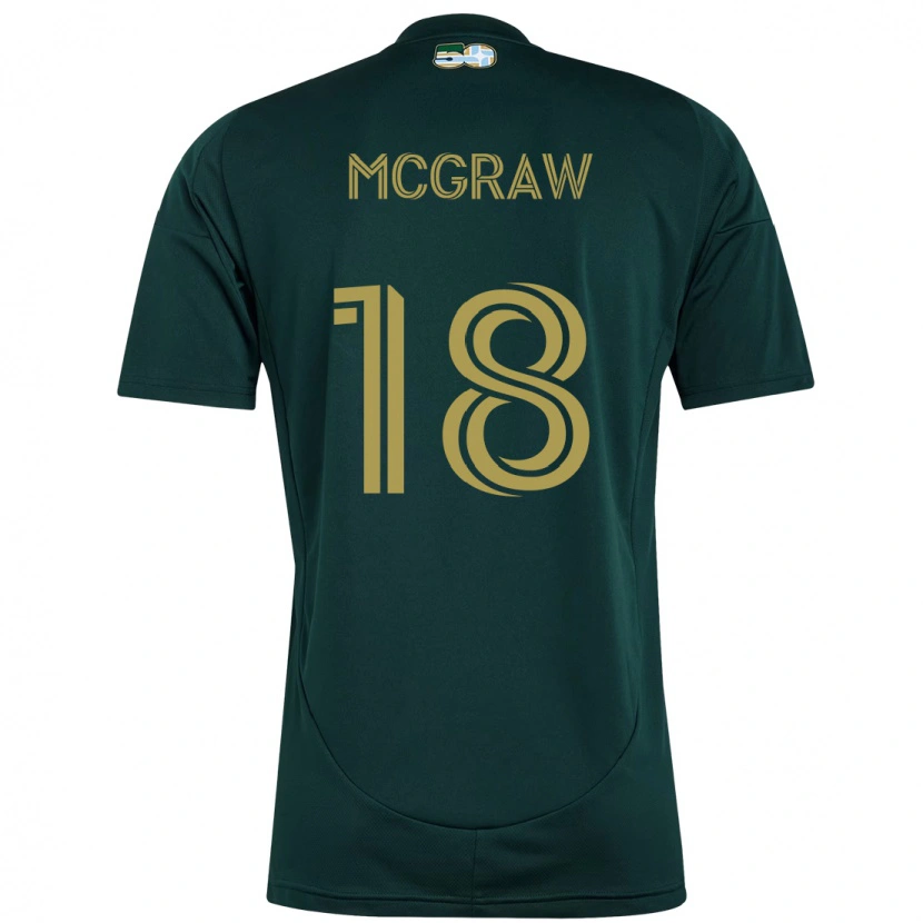 Danxen Kinder Zac Mcgraw #18 Beige Grün Heimtrikot Trikot 2025/26 T-Shirt Schweiz