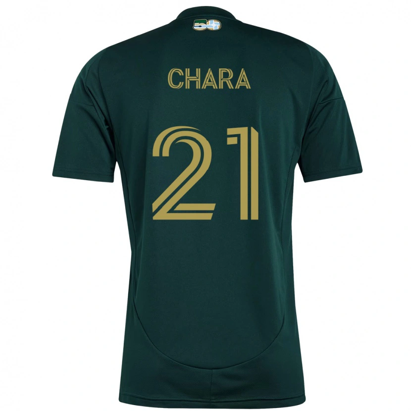Danxen Kinder Diego Chará #21 Beige Grün Heimtrikot Trikot 2025/26 T-Shirt Schweiz