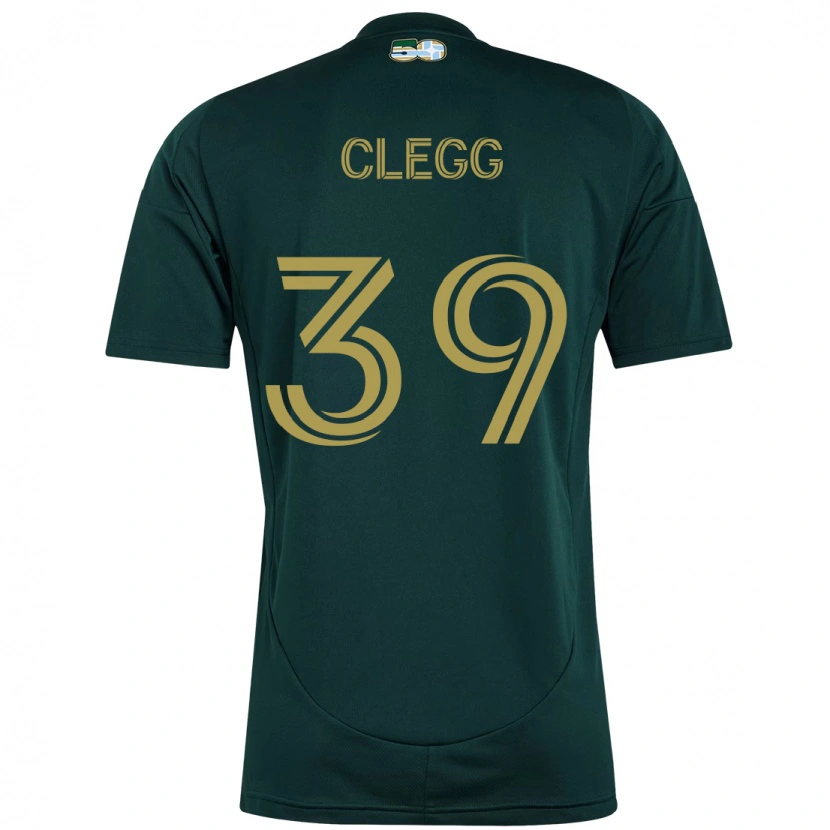 Danxen Kinder Tyler Clegg #39 Beige Grün Heimtrikot Trikot 2025/26 T-Shirt Schweiz