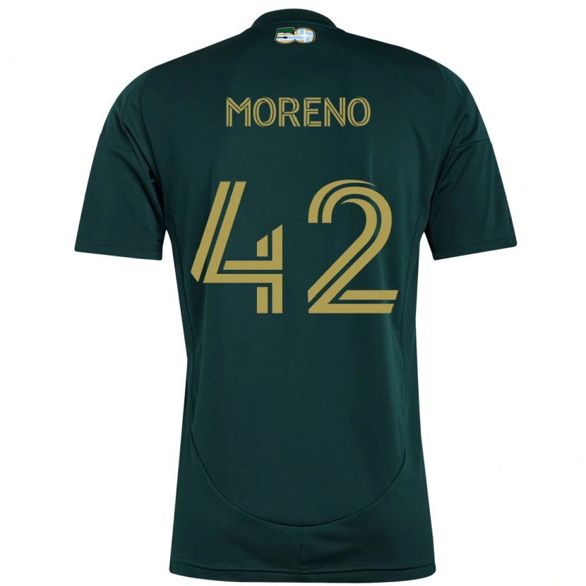 Danxen Kinder Alexis Moreno #42 Beige Grün Heimtrikot Trikot 2025/26 T-Shirt Schweiz