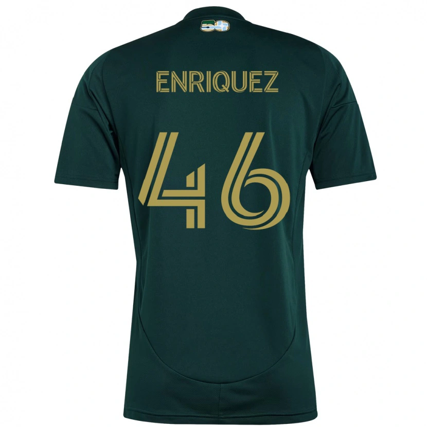 Danxen Kinder Adolfo Enriquez #46 Beige Grün Heimtrikot Trikot 2025/26 T-Shirt Schweiz