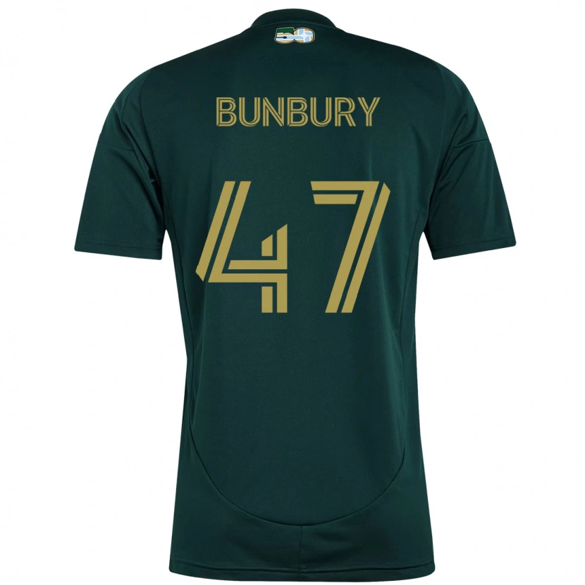 Danxen Kinder Mataeo Bunbury #47 Beige Grün Heimtrikot Trikot 2025/26 T-Shirt Schweiz