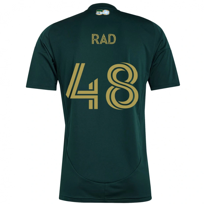 Danxen Kinder Kaveh Rad #48 Beige Grün Heimtrikot Trikot 2025/26 T-Shirt Schweiz