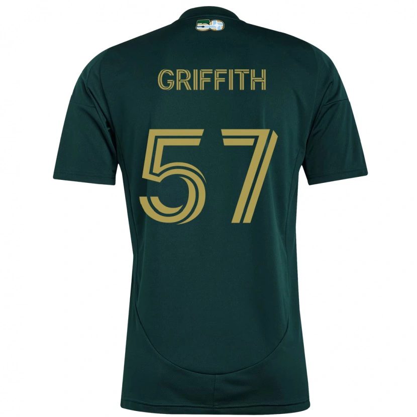 Danxen Kinder Víctor Griffith #57 Beige Grün Heimtrikot Trikot 2025/26 T-Shirt Schweiz