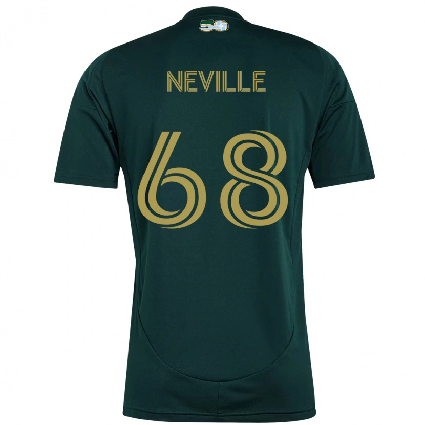 Danxen Kinder Harvey Neville #68 Beige Grün Heimtrikot Trikot 2025/26 T-Shirt Schweiz