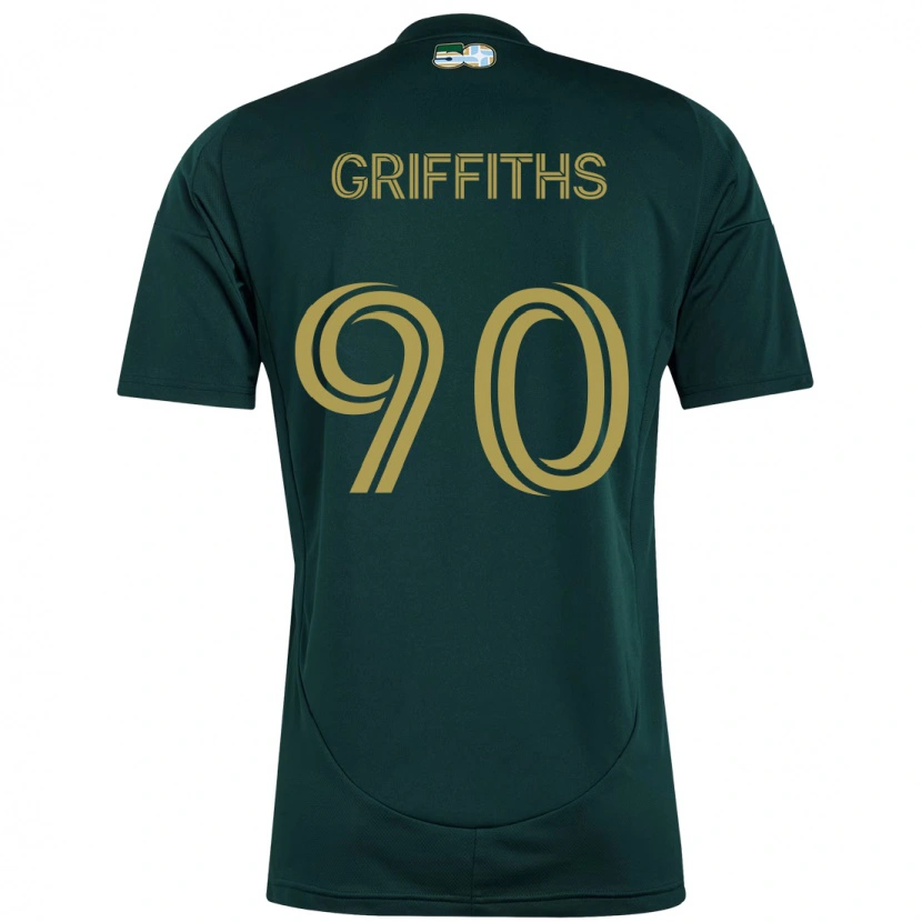 Danxen Kinder Reo Griffiths #90 Beige Grün Heimtrikot Trikot 2025/26 T-Shirt Schweiz
