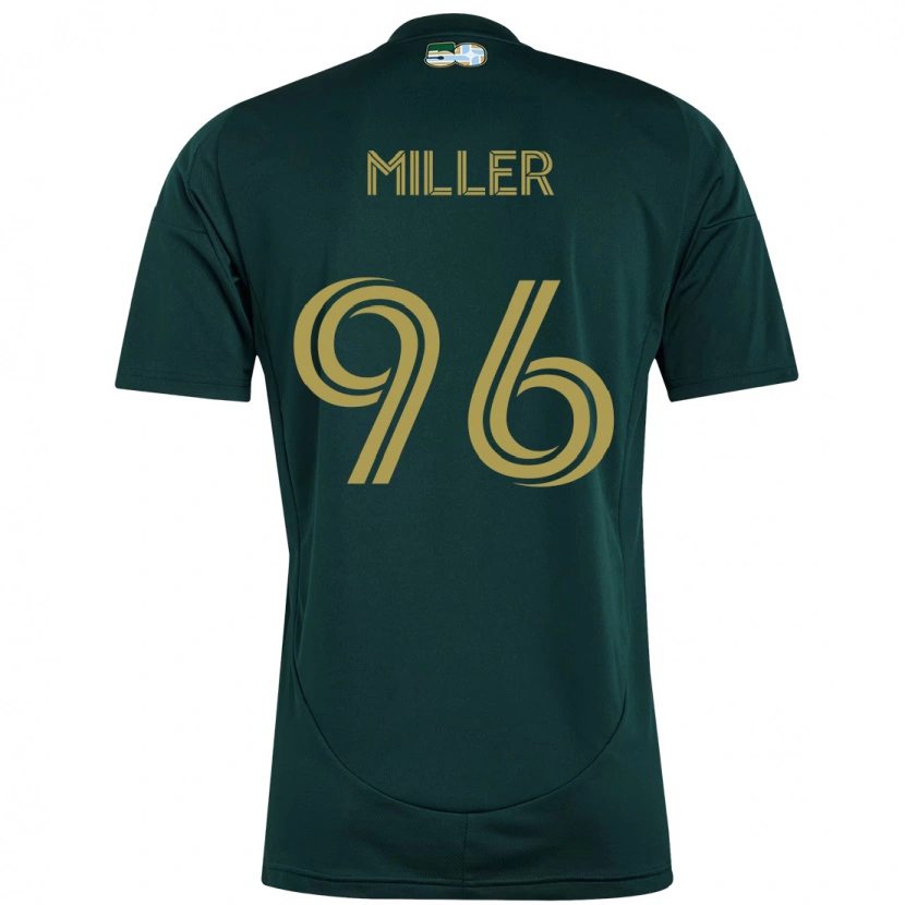 Danxen Kinder Carver Miller #96 Beige Grün Heimtrikot Trikot 2025/26 T-Shirt Schweiz