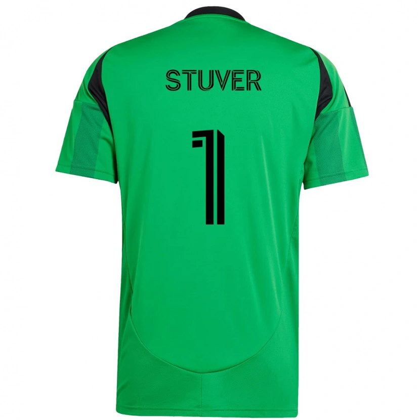 Danxen Kinder Brad Stuver #1 Weiß Grün Heimtrikot Trikot 2025/26 T-Shirt Schweiz
