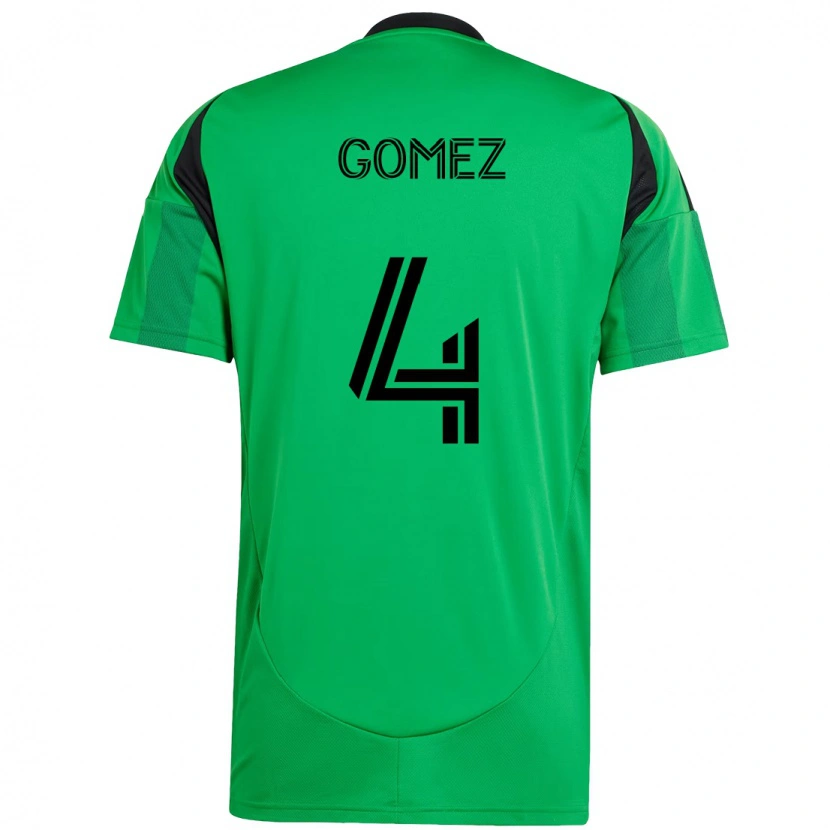 Danxen Kinder Antonio Gomez #4 Weiß Grün Heimtrikot Trikot 2025/26 T-Shirt Schweiz