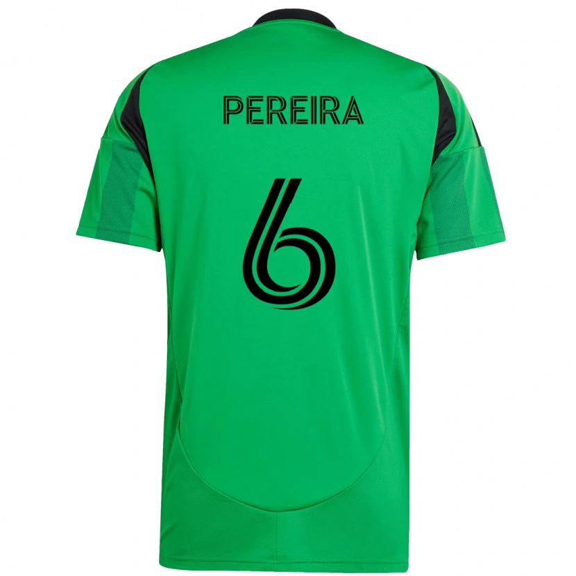 Danxen Kinder Daniel Pereira #6 Weiß Grün Heimtrikot Trikot 2025/26 T-Shirt Schweiz