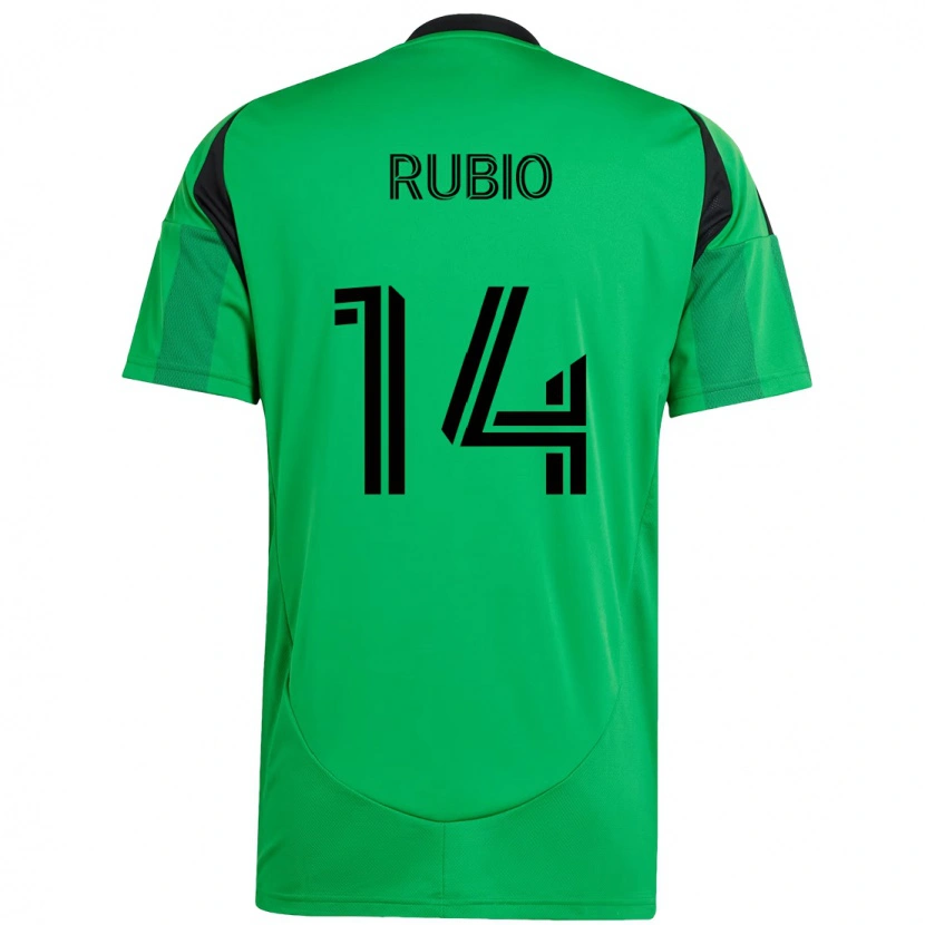 Danxen Kinder Diego Rubio #14 Weiß Grün Heimtrikot Trikot 2025/26 T-Shirt Schweiz