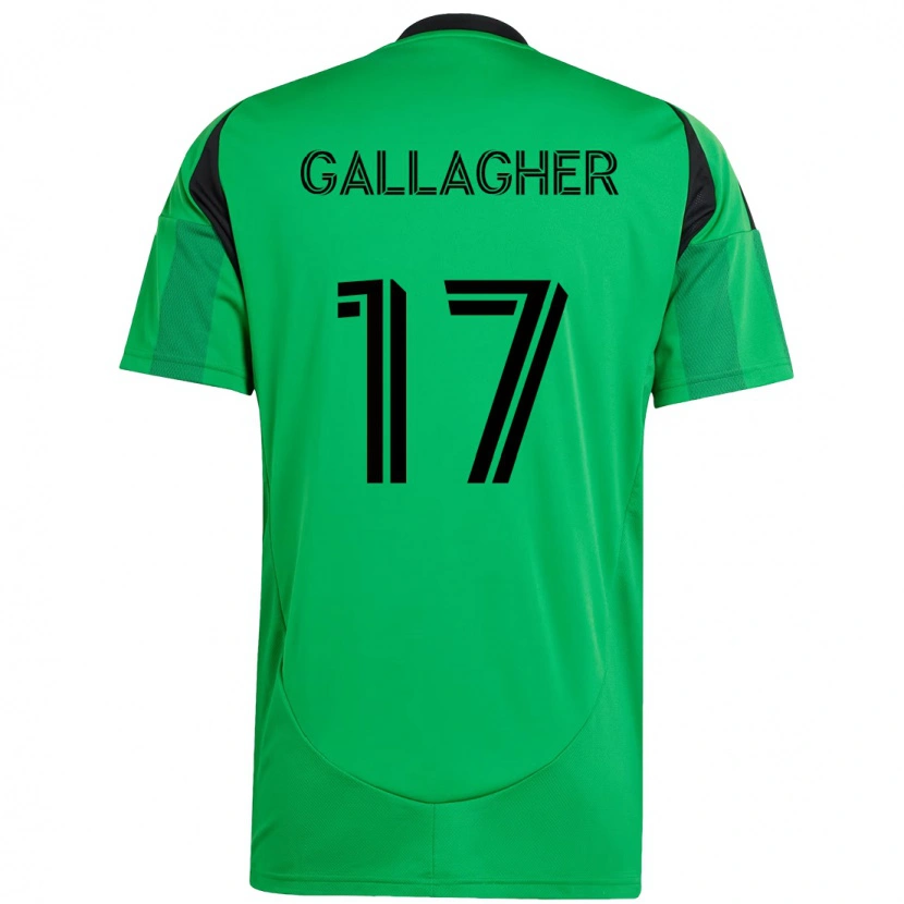 Danxen Kinder Jon Gallagher #17 Weiß Grün Heimtrikot Trikot 2025/26 T-Shirt Schweiz