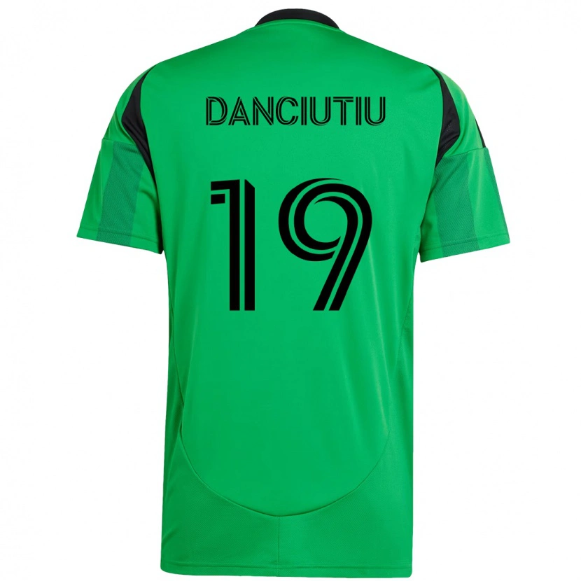 Danxen Kinder Vlad Dănciuțiu #19 Weiß Grün Heimtrikot Trikot 2025/26 T-Shirt Schweiz