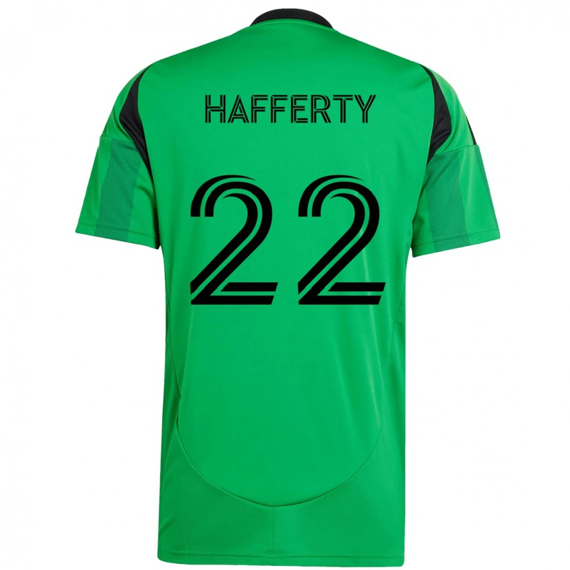Danxen Kinder Joe Hafferty #22 Weiß Grün Heimtrikot Trikot 2025/26 T-Shirt Schweiz