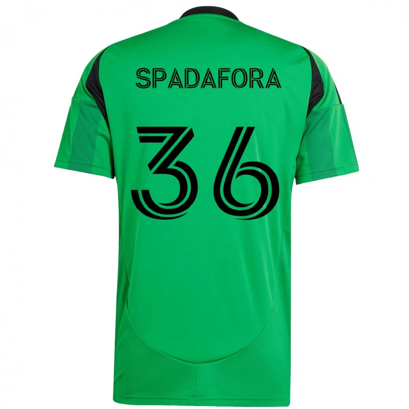 Danxen Kinder Luke Spadafora #36 Weiß Grün Heimtrikot Trikot 2025/26 T-Shirt Schweiz